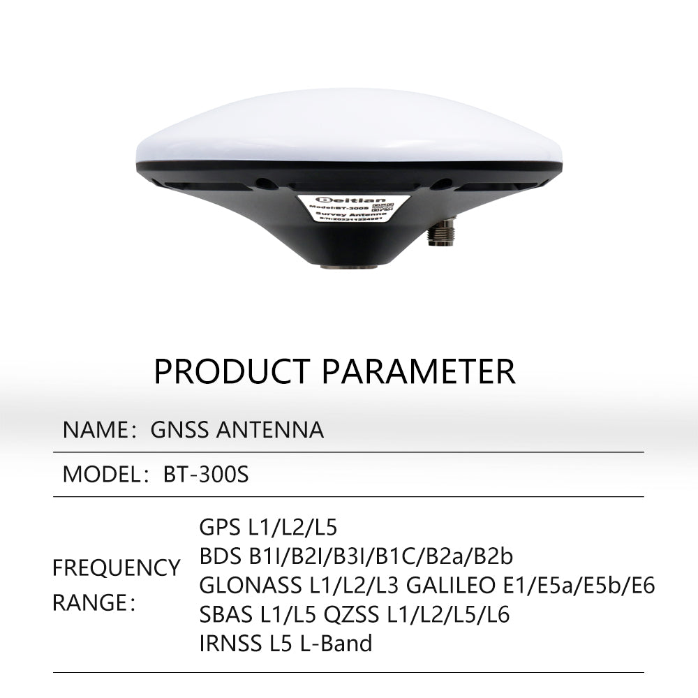 Beitian Gain High Precision Provide Stability And Reliability External Dish For Positioning Application GNSS Antenna Beitian Gain High Precision Provide Stability And Reliability External Dish For Positioning Application GNSS Antenna